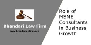 Role of MSME Consultants in Business Growth